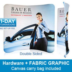 FTD 10 ' Curved - Double Sided Hardware + Graphic + Carry Case