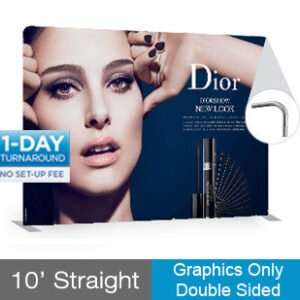FTD 10' Straight - Double Sided - Graphic Only