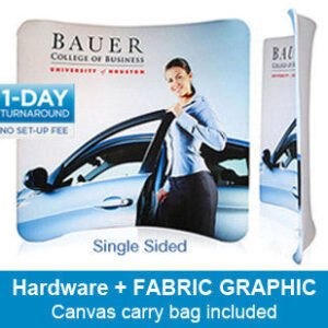 FTD 10 ' Curved - Single Sided Hardware + Graphic + Carry Case