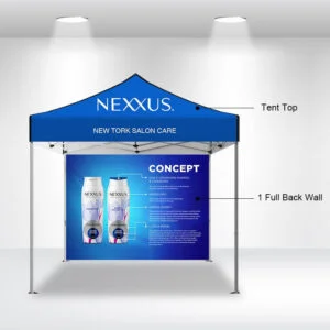 Package A - Canopy 10' x 10' with Single Sided Full Wall