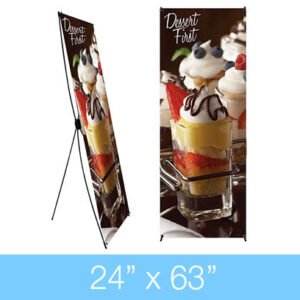 X-Stand 24" x 63"  Full Package