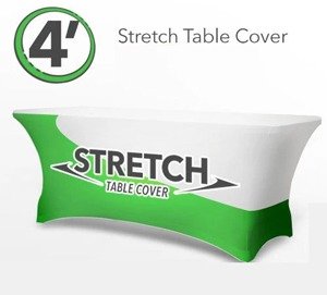4' Stretched Spandex Table Cover