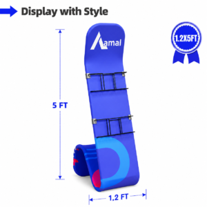 S-Shaped Literature Stand