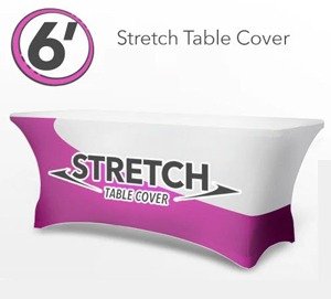 6' Stretched Spandex Table Cover
