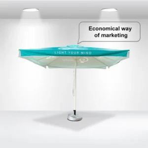 Square with Valence Umbrella 10'
