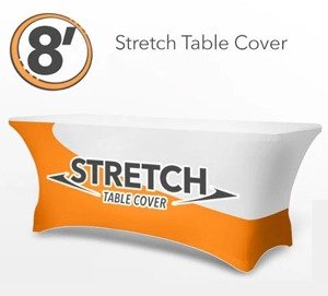8' Stretched Spandex Table Cover