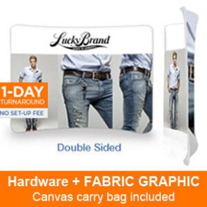 FTD 8 ' Curved Double Sided Hardware + Graphic +Carry Case