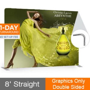 FTD 8' Straight - Double Sided - Graphic Only