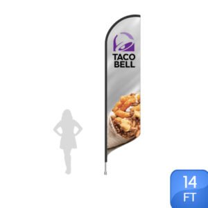 Feather - Large 14ft Single Sided