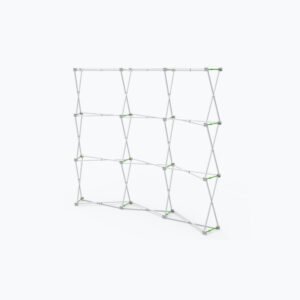 8' Fabric PopUp - Curved - Hardware