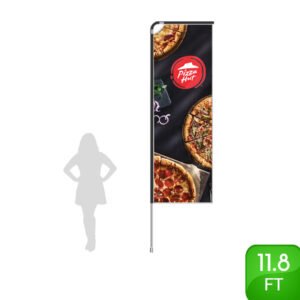 Rectangle Flag - Medium 11.8FT Single Sided