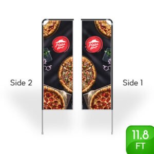 Rectangle Flag - Medium 11.8FT Double Sided