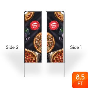 Rectangle Flag - Small 8.5FT Double Sided