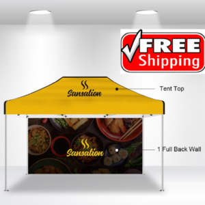 Package A2 - Canopy 10' x 15' with Double Sided Full Wall