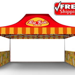 Package C2 - Canopy 10' x 15' with Double Sided Half Walls