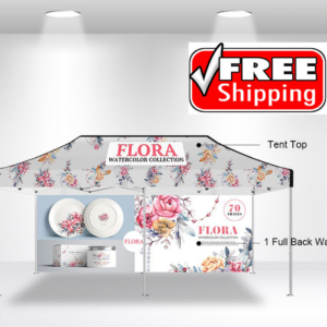 Package A2 - Canopy 10' x 20' with Double Sided Full wall