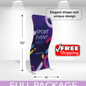 S Shape Mono 36" x 90" Double Sided Full Package