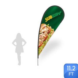 Teardrop - Large 11.2FT Single Sided
