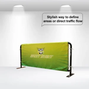 6ft Barricade Cover Full Dye Sub