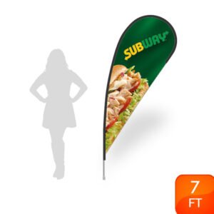 Teardrop - Small 7FT Single Sided
