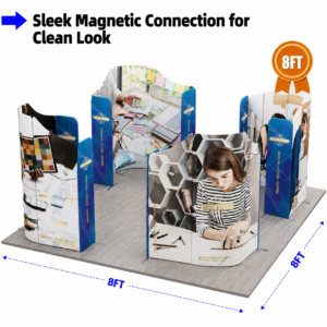 20x20ft Magnetic Modular Fabric Displays-B