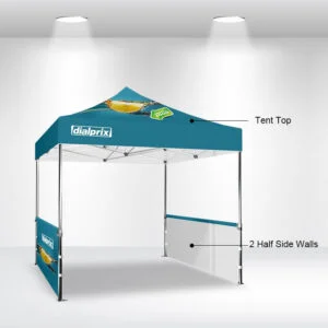 Package C - Canopy 10' x 10' with Single Sided Side Walls