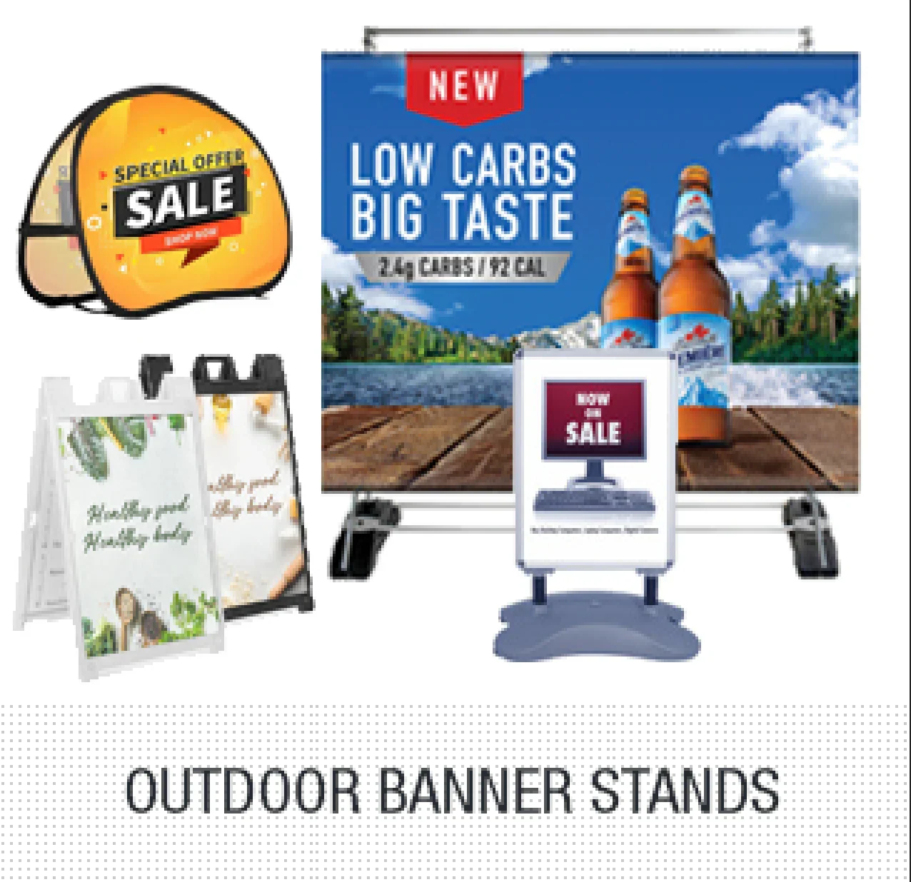 Outdoor Banner Stands