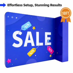3D L-Shaped Backdrop