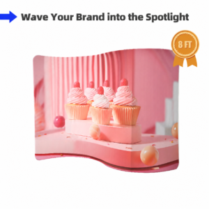 S Shape Wave Backdrop