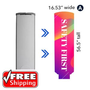 STYLE A Security Tower/Gate Covers Full Dye Sub (1 pair)