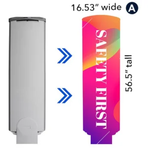 STYLE A Security Tower/Gate Covers Full Dye Sub (1 pair)