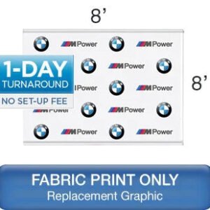 Step and Repeat Back Drop - 8'x8' - Replacement Print