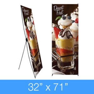 X-Stand 32" x 71" Full Package